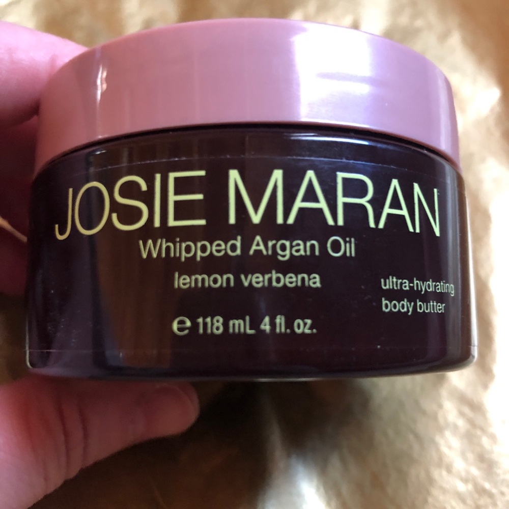 Josie Maran whipped argan oil in lemon verbena
